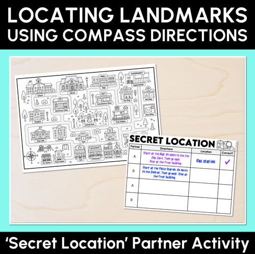 Resource preview 8 for Position: Grid Maps & Directional Language - Grade 3 & 4 Unit of Work