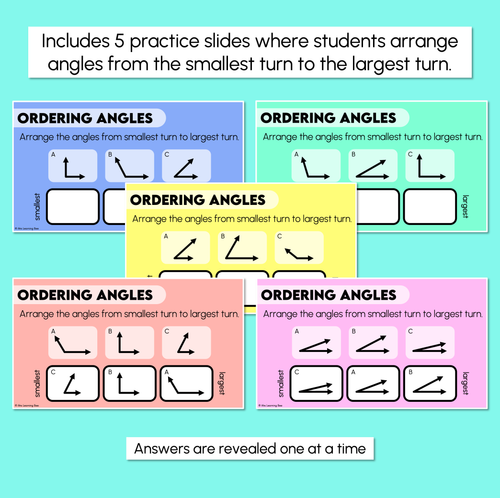 Resource preview 4 for Comparing Angles - Digital Slides