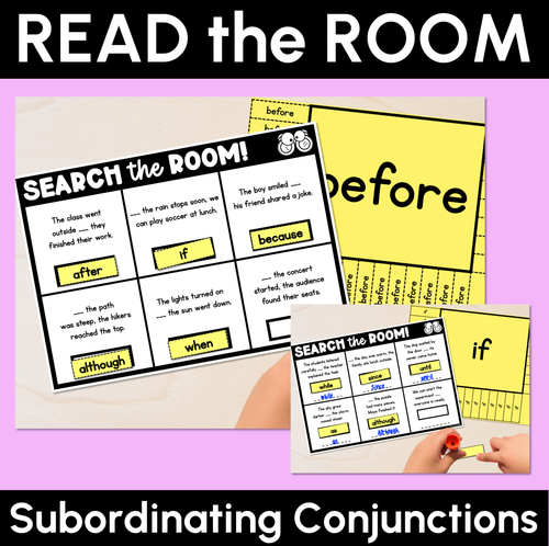Resource preview 11 for Subordinating Conjunctions Bundle