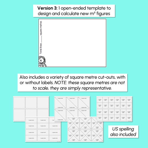 Resource preview 4 for Build Your Own Square Metres – Worksheets