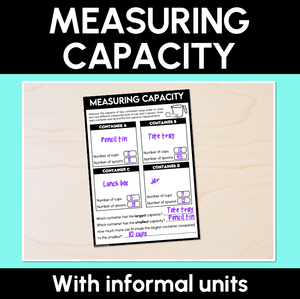 Measuring capacity with informal units