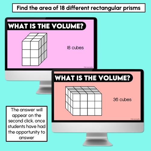 Resource preview 2 for Digital Slides – Find the Volume (Rectangular Prisms)