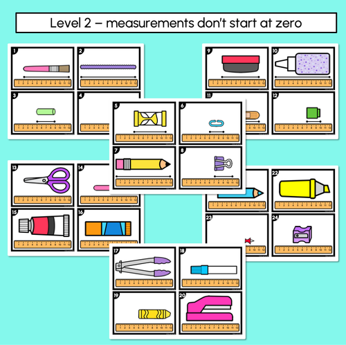 Resource preview 3 for Measuring Length with Formal Units (Centimetres) Task Cards 