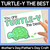 1 for You are TURTLE-Y the best - Turtle Pun Craft for Mother's Day or Father's Day