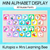 1 for Mini Alphabet Posters - The Kutopia Collection -  Watercolour Rainbow