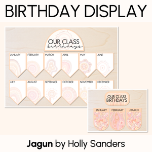 BIRTHDAYS DISPLAY- The Jagun Collection