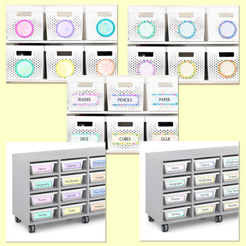 Resource preview 4 for EDITABLE LABELS- The Kasey Rainbow Collection 