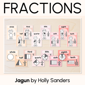 FRACTIONS POSTERS - The Jagun Collection