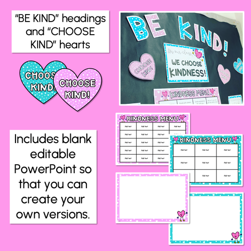 Resource preview 3 for Interactive Kindness Display - Kindness Menu