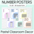 1 for Pastel Classroom Decor - Number Posters 1-30