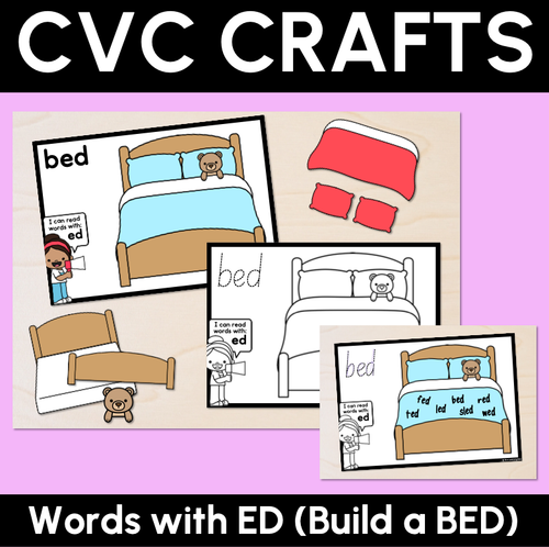 Resource preview 6 for CVC Word Crafts Bundle