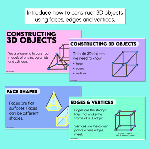 Resource preview 2 for Constructing 3D Objects - Digital Slides
