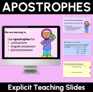 Apostrophes Explicit Teaching Slides