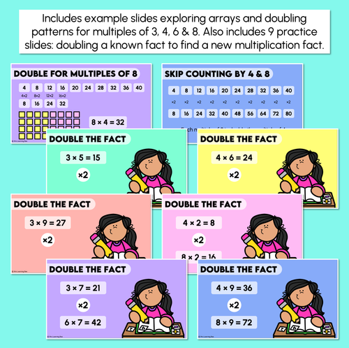 Resource preview 3 for Doubling Patterns in Numbers - Number Sequences Using Multiples Teaching Slides