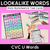 1 for LOOKALIKE WORDS with CVC Words - Short U CVC Words - Task Cards & Printables