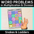 1 for Word Problems in Multiplication and Division - Snakes and Ladders Game