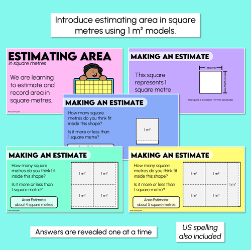 Resource preview 2 for Estimating Area in Square Metres – Digital Slides