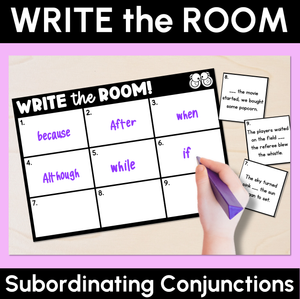 Write the Room - Subordinating Conjunctions