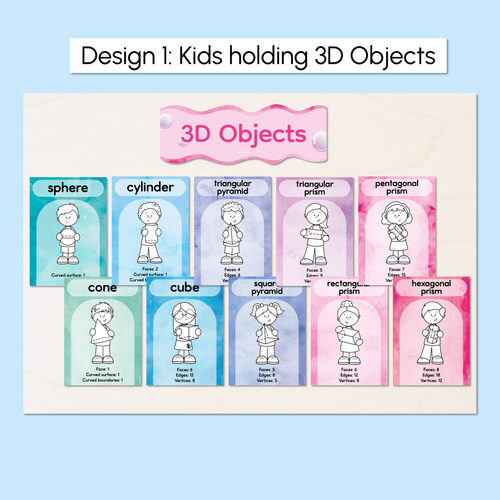 Resource preview 2 for 3D Object Posters - The Sea of Wonder Collection - Calming Classroom Decor