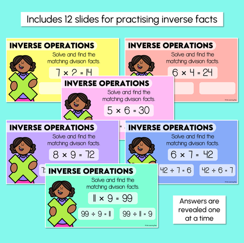 Resource preview 3 for Inverse Operations - Multiplication & Division - Digital Slides