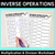 1 for Inverse Operations - Multiplication & Division Worksheets