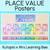 1 for Place Value Posters - Watercolour Rainbow - The Kutopia Collection 