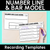 1 for Number Line & Bar Model - Recording Templates