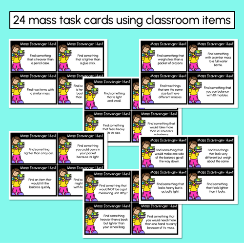 Resource preview 2 for Mass Scavenger Hunt Task Cards