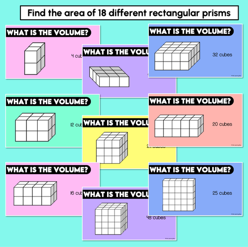 Resource preview 3 for Digital Slides – Find the Volume (Rectangular Prisms)