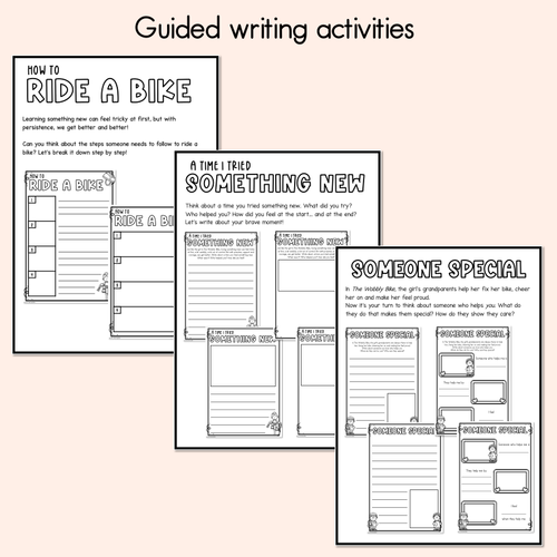 Resource preview 3 for The Wobbly Bike Printable Pack - Book Week 2025