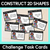 1 for Constructing 2D Shapes - Challenge Task Cards