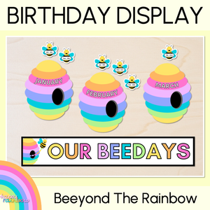 BIRTHDAYS DISPLAY- The Kasey Rainbow Collection