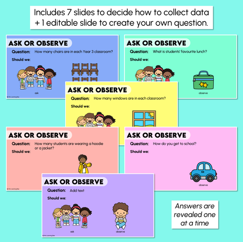 Resource preview 3 for Collecting Data - Digital Slides