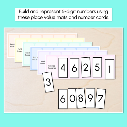 Resource preview 2 for Build A 6-Digit Number Mats