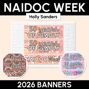 NAIDOC WEEK 2025 Editable Headers - Holly Sanders
