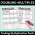 1 for Doubling Multiples - Finding Multiplication Facts Worksheets