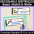 9 for Consonant Digraph Decodable Sentence Activities COMPLETE BUNDLE