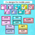 3 for Fractions Posters - Watercolour Rainbow - The Kutopia Collection
