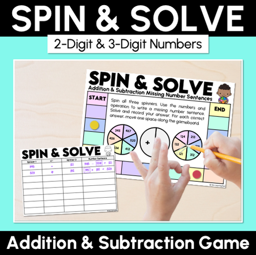 Resource preview 8 for Missing Values in Addition & Subtraction Number Sentences - Grade 3 & 4 Unit of Work