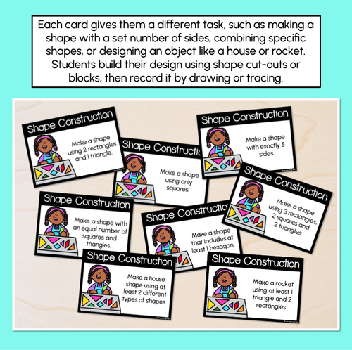Resource preview 2 for Constructing 2D Shapes - Challenge Task Cards