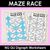 1 for Consonant Digraph NG QU Words Maze Race - NG QU Words Worksheets