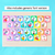 3 for Mini Alphabet Posters - The Kutopia Collection -  Watercolour Rainbow