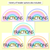 5 for FRACTIONS POSTERS - The Kasey Rainbow Collection