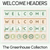 1 for WELCOME Bunting - The Greenhouse Collection - Natural Classroom Decor
