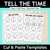 1 for Tell the Time (Hour, Half Hour & Quarter Hour) – Cut & Paste Templates