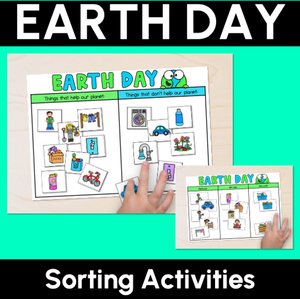 Earth Day Sorting Activities