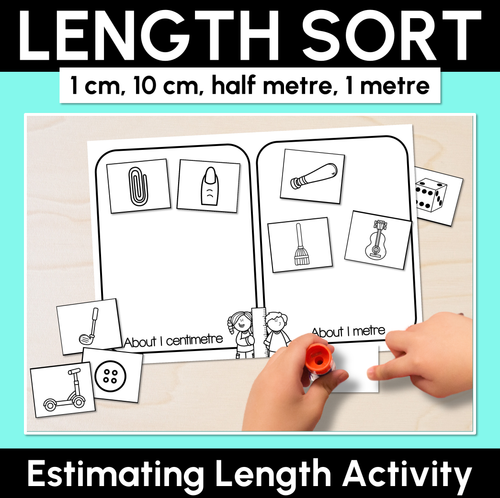 Resource preview 2 for Compare & Order Lengths Using Appropriate Informal Units - Unit of Work