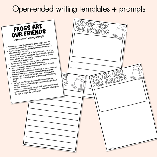 Resource preview 3 for Frogs Are Our Friends Printable Pack - Literacy, Maths, Book Crafts & Design Printables - Book Week 2026