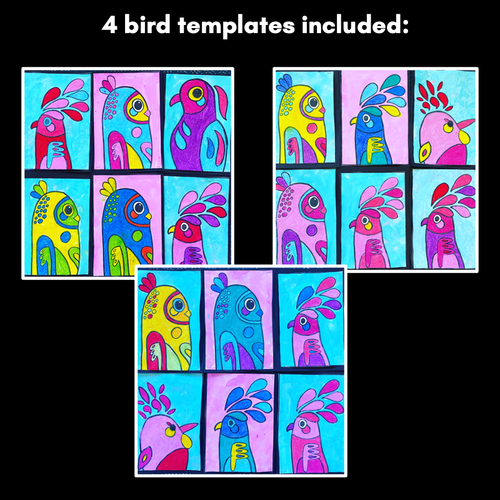 Resource preview 4 for Pete Cromer Inspired Bird Templates