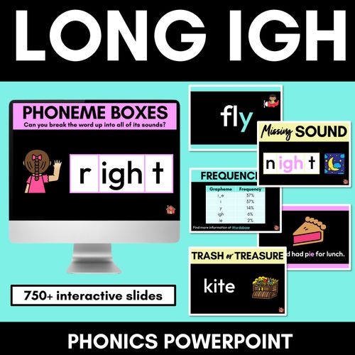 Resource preview 1 for Long Vowel I Lesson Slides - Long Vowel Team PowerPoints